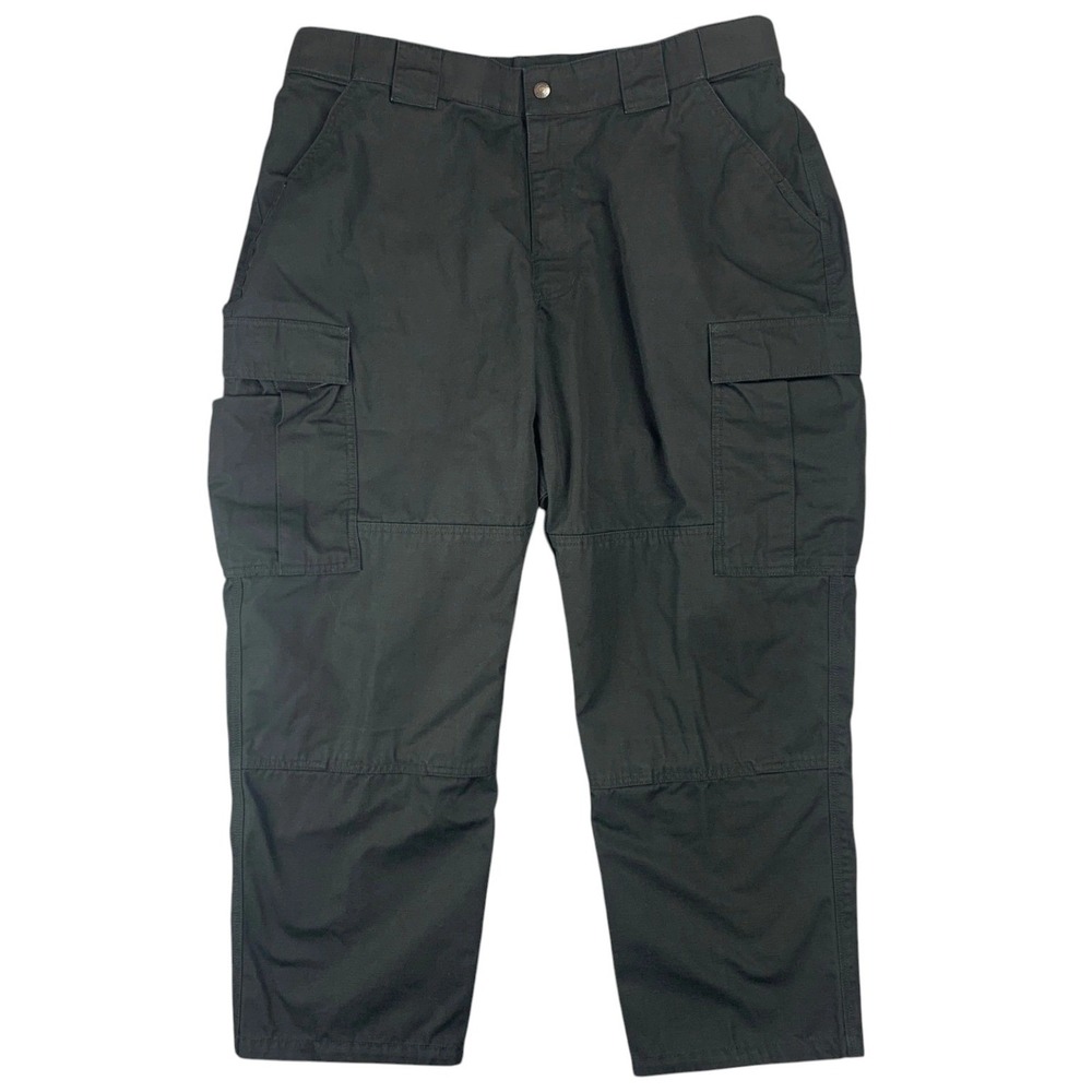 5.11 Men's Adult Size XL Tactical Utility Black Pants Short Cargo Police Work